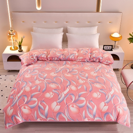 91家纺网 家纺一手货源 找家纺 （总）眠多宝2025爆款230克高克重牛奶绒单被套法莱绒水晶绒金貂绒被罩抖音快手直播单品--单被套