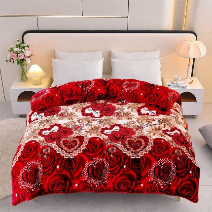 91家纺网 家纺一手货源 找家纺 （总）眠多宝2025爆款230克高克重牛奶绒单被套法莱绒水晶绒金貂绒被罩抖音快手直播单品--单被套