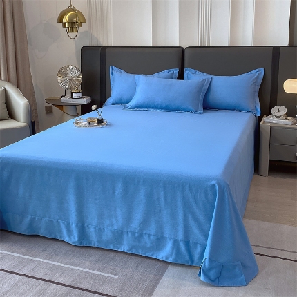 91家纺网 家纺一手货源 找家纺 （总）宝莱利家纺 2025高克重纯色喷气磨毛单床单