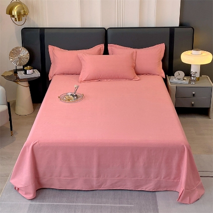 （总）宝莱利家纺 2025高克重纯色喷气磨毛单床单