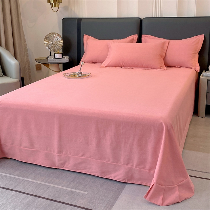 91家纺网 家纺一手货源 找家纺 （总）宝莱利家纺 2025高克重纯色喷气磨毛单床单