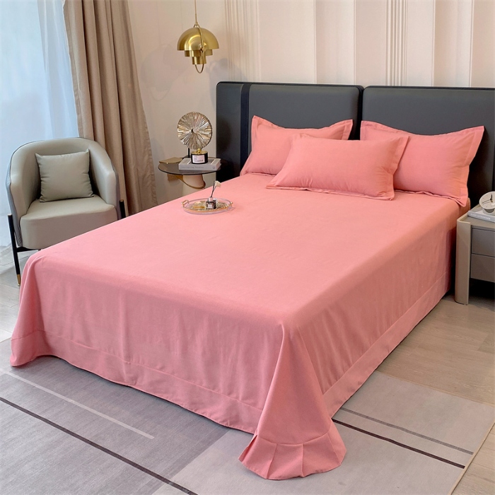 91家纺网 家纺一手货源 找家纺 （总）宝莱利家纺 2025高克重纯色喷气磨毛单床单