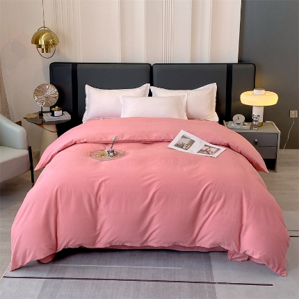 （总）宝莱利家纺 2025高克重纯色喷气磨毛单被套