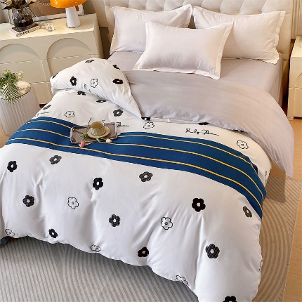 91家纺网 家纺一手货源 找家纺 （总）宝莱利家纺 2025高克重印花喷气磨毛单被套