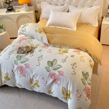 91家纺网 家纺一手货源 找家纺 （总）宝莱利家纺 2025高克重印花喷气磨毛单被套