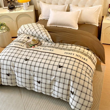 91家纺网 家纺一手货源 找家纺 （总）宝莱利家纺 2025高克重印花喷气磨毛单被套