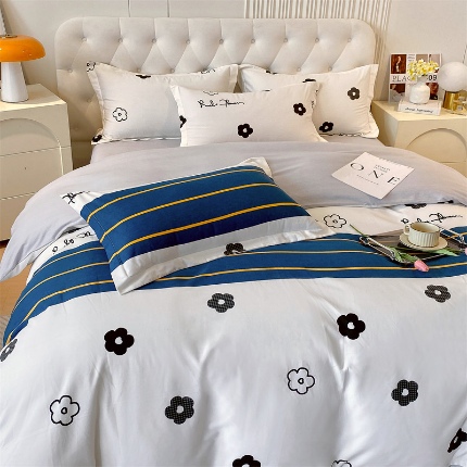 91家纺网 家纺一手货源 找家纺 （总）宝莱利家纺 2025高克重印花喷气磨毛四件套