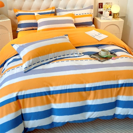 91家纺网 家纺一手货源 找家纺 （总）宝莱利家纺 2025高克重印花喷气磨毛四件套