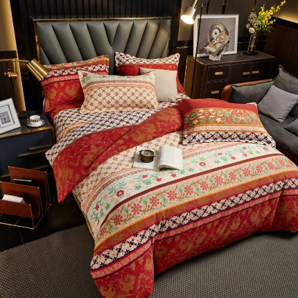 91家纺网 家纺一手货源 找家纺 （总）宝莱利家纺 2025加厚磨毛四件套 