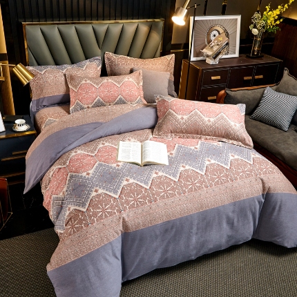 91家纺网 家纺一手货源 找家纺 （总）宝莱利家纺 2025加厚磨毛四件套 