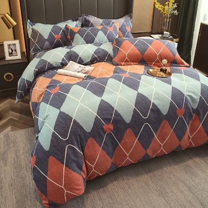 91家纺网 家纺一手货源 找家纺 （总）宝莱利家纺 2025加厚磨毛四件套 