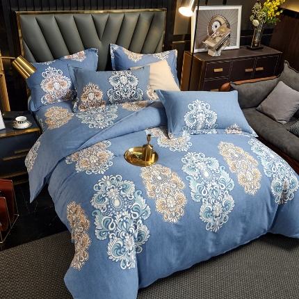 91家纺网 家纺一手货源 找家纺 （总）宝莱利家纺 2025加厚磨毛四件套 