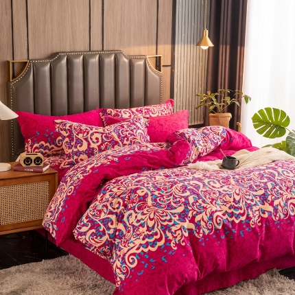 91家纺网 家纺一手货源 找家纺 （总）宝莱利家纺 2025加厚磨毛四件套 