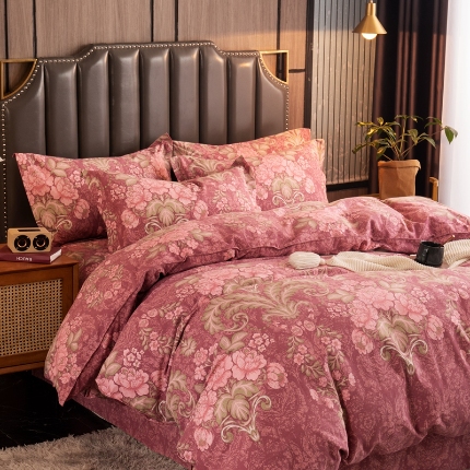 91家纺网 家纺一手货源 找家纺 （总）宝莱利家纺 2025加厚磨毛四件套 