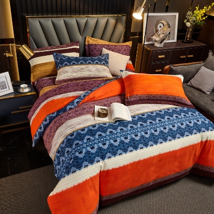 91家纺网 家纺一手货源 找家纺 （总）宝莱利家纺 2025加厚磨毛四件套 