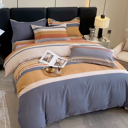 91家纺网 家纺一手货源 找家纺 （总）宝莱利家纺 2025加厚磨毛四件套 