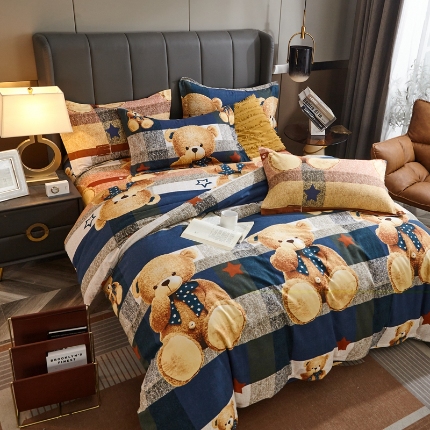 91家纺网 家纺一手货源 找家纺 （总）宝莱利家纺 2025加厚磨毛四件套 