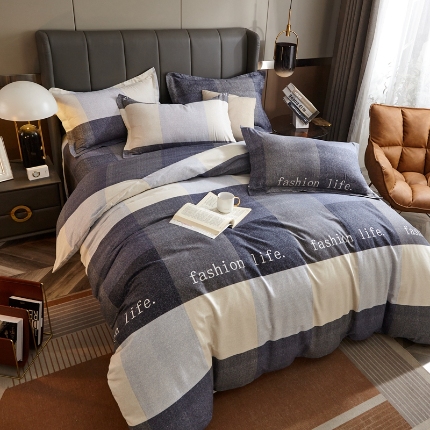 91家纺网 家纺一手货源 找家纺 （总）宝莱利家纺 2025加厚磨毛四件套 