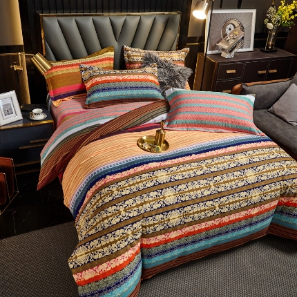 91家纺网 家纺一手货源 找家纺 （总）宝莱利家纺 2025加厚磨毛四件套 