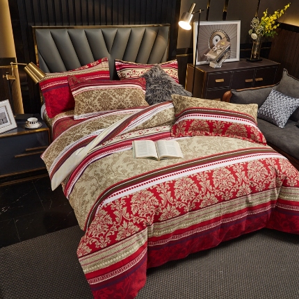 91家纺网 家纺一手货源 找家纺 （总）宝莱利家纺 2025加厚磨毛四件套 