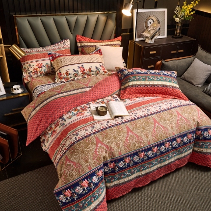 91家纺网 家纺一手货源 找家纺 （总）宝莱利家纺 2025加厚磨毛四件套 