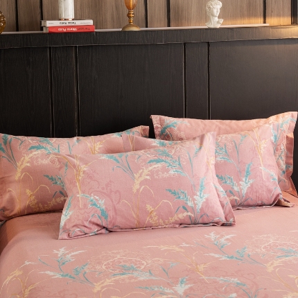 91家纺网 家纺一手货源 找家纺 （总）宝莱利家纺 2025加厚磨毛民族复古风单枕套