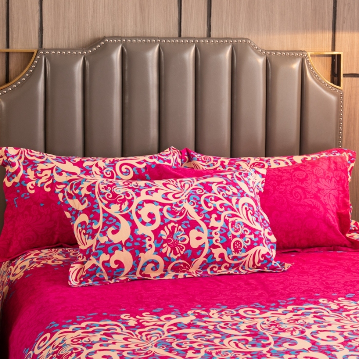 91家纺网 家纺一手货源 找家纺 （总）宝莱利家纺 2025加厚磨毛民族复古风单枕套