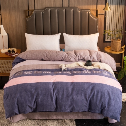 91家纺网 家纺一手货源 找家纺 （总）宝莱利家纺 2025加厚磨毛民族复古风单被套