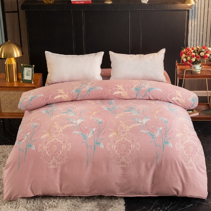 91家纺网 家纺一手货源 找家纺 （总）宝莱利家纺 2025加厚磨毛民族复古风单被套