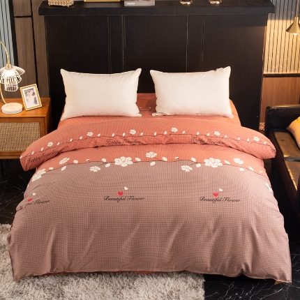 91家纺网 家纺一手货源 找家纺 （总）宝莱利家纺 2025加厚磨毛民族复古风单被套