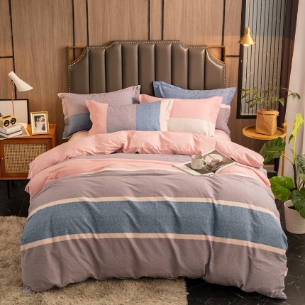 91家纺网 家纺一手货源 找家纺 （总）宝莱利家纺 2025加厚磨毛民族复古风四件套