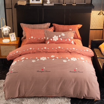 91家纺网 家纺一手货源 找家纺 （总）宝莱利家纺 2025加厚磨毛民族复古风四件套