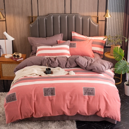 91家纺网 家纺一手货源 找家纺 （总）宝莱利家纺 2025加厚磨毛民族复古风四件套