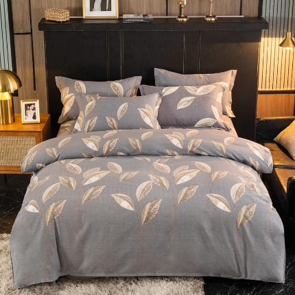 91家纺网 家纺一手货源 找家纺 （总）宝莱利家纺 2025加厚磨毛民族复古风四件套