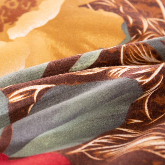 91家纺网 家纺一手货源 找家纺 （总）宝莱利家纺 2025加厚磨毛民族复古风四件套