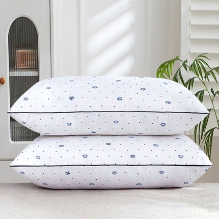 91家纺网 家纺一手货源 找家纺 （总）新品 兴丝露枕芯 特价舒适枕 磨毛印花枕芯 羽丝枕 学生枕 高枕48x74cm 高弹舒适枕