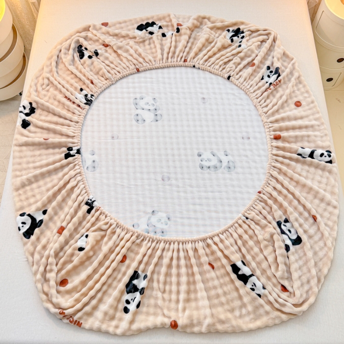 91家纺网 家纺一手货源 找家纺 （总）爱多多家居 2025新款兔兔绒牛奶绒印花床笠