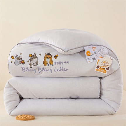 91家纺网 家纺一手货源 找家纺 （总）被窝家纺 2025新款灯芯绒大豆被被子被芯-撸猫被