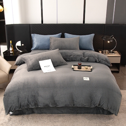 91家纺网 家纺一手货源 找家纺 2025新款床上用品牛奶绒四件套羊羔绒学生宿舍三件套珊瑚绒法兰绒