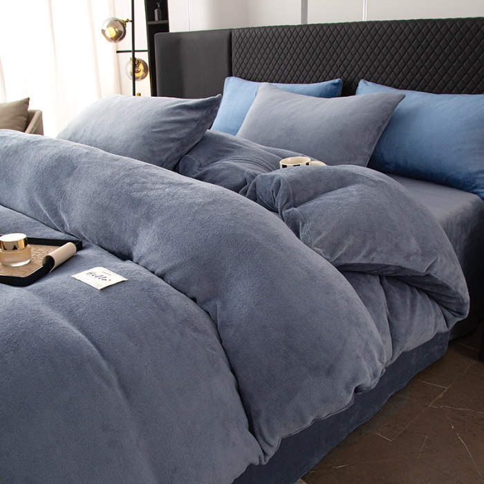 91家纺网 家纺一手货源 找家纺 2025新款床上用品牛奶绒四件套羊羔绒学生宿舍三件套珊瑚绒法兰绒