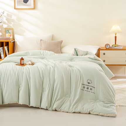 91家纺网 家纺一手货源 找家纺 （总）100%新疆棉花被加厚冬被10A抗菌被春秋被夏被 全棉被子被芯纯棉针织棉【提花针织被系列】