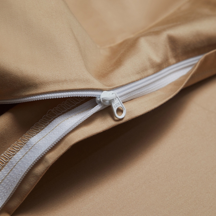 91家纺网 家纺一手货源 找家纺 50S50支长绒棉纯色烫画拼接四件套直播爆款 净界奶咖