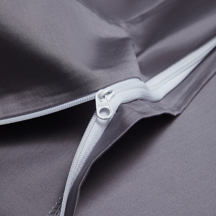 91家纺网 家纺一手货源 找家纺 50S50支长绒棉纯色烫画拼接四件套直播爆款 净界紫