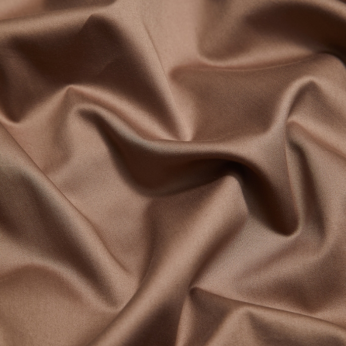 91家纺网 家纺一手货源 找家纺 50S50支长绒棉纯色烫画拼接四件套直播爆款 净界棕