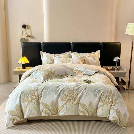 91家纺网 家纺一手货源 找家纺 （总）帛美家纺 2025新款全棉加厚款数码印花磨毛四件套