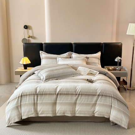 91家纺网 家纺一手货源 找家纺 （总）帛美家纺 2025新款全棉加厚款数码印花磨毛四件套