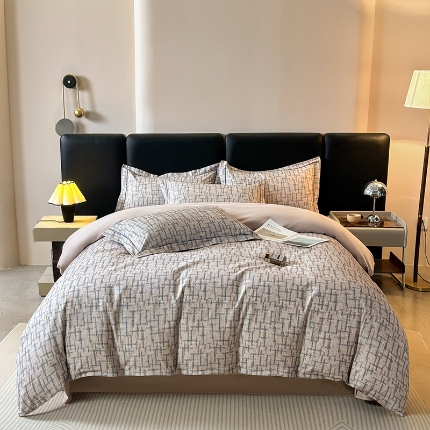 91家纺网 家纺一手货源 找家纺 （总）帛美家纺 2025新款全棉加厚款数码印花磨毛四件套