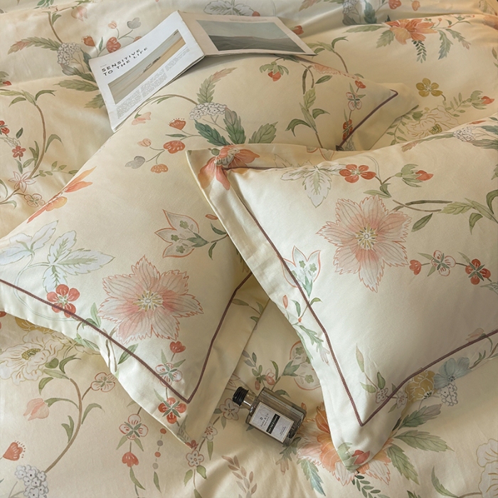 91家纺网 家纺一手货源 找家纺 （总）帛美家纺 2025新款全棉加厚款数码印花磨毛四件套