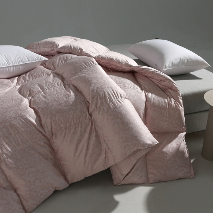 91家纺网 家纺一手货源 找家纺 （总）门市现充！国标95白鹅绒冬被单双人结婚庆礼品羽绒被春秋子母被子芯 礼物