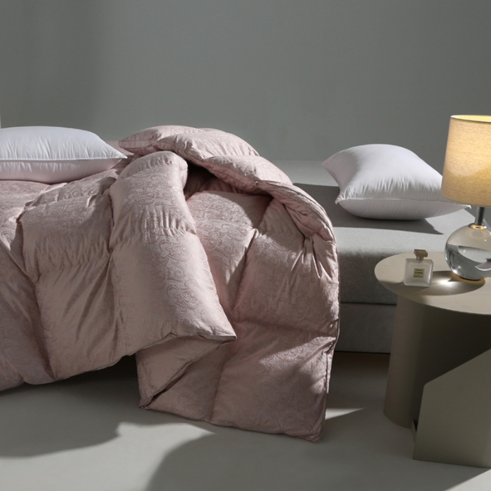 91家纺网 家纺一手货源 找家纺 （总）门市现充！国标95白鹅绒冬被单双人结婚庆礼品羽绒被春秋子母被子芯 礼物